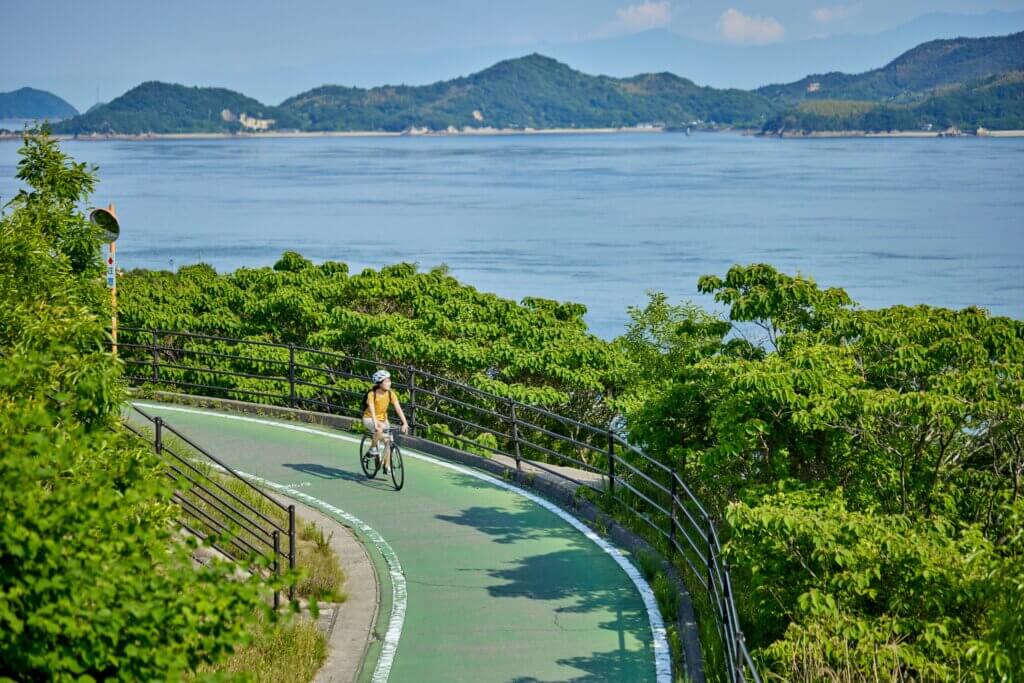 Explore bicycle touring routes in the world: Shimanami Kaido path