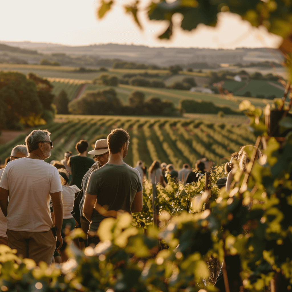 bicycle race in France of Tours: visit Vineyards