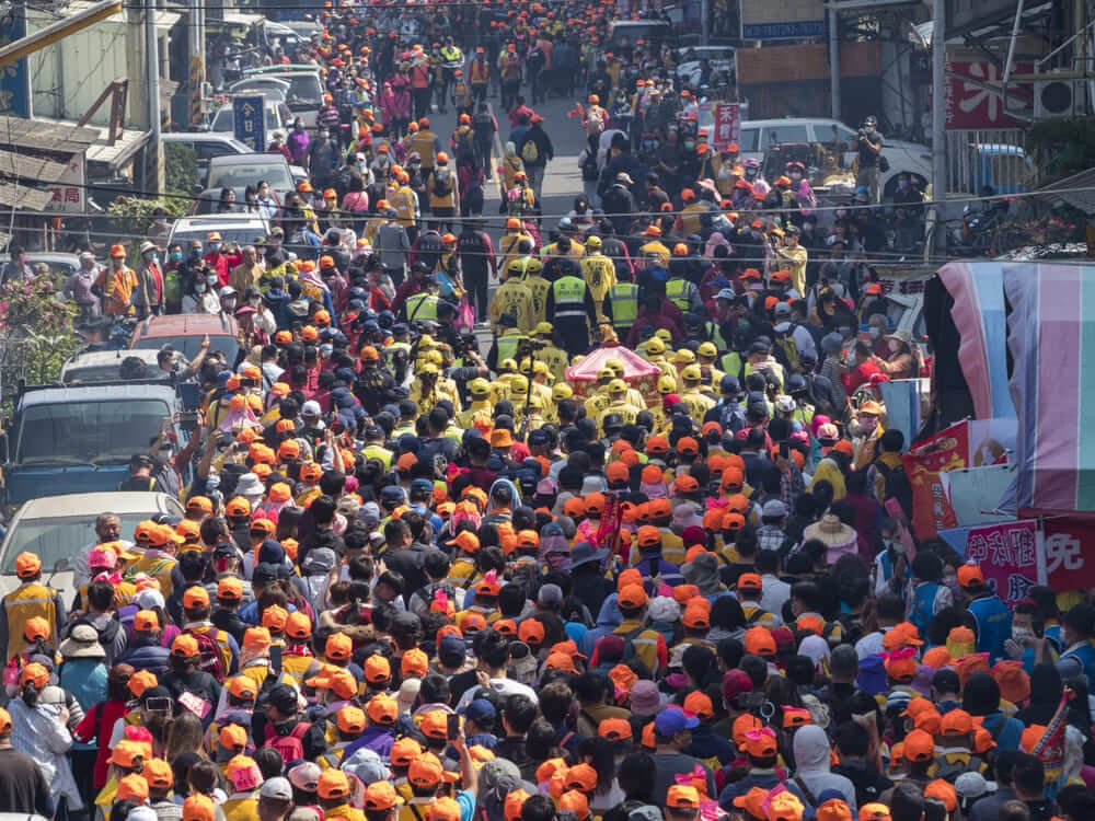 台灣活動大型宗教慶典：白沙屯媽祖進香｜媽祖指路、隨行是信仰​