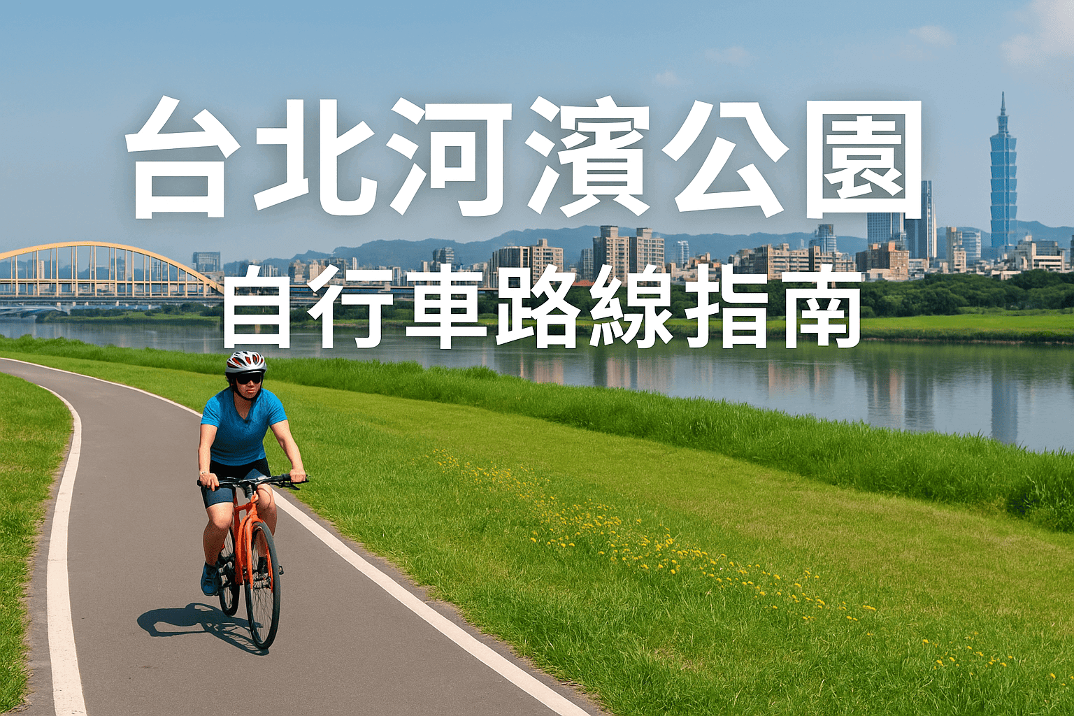 台北河濱公園 - 踩點與台北河濱自行車道路線建議