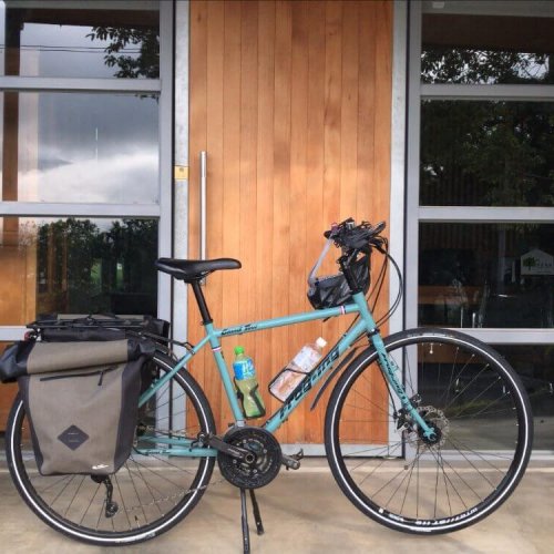 waterproof saddle bag and touring bike rental